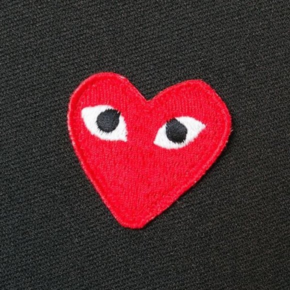 🔥 Comme des Garçons PLAY Zip Up Hoodie XL - Picture 5 of 10